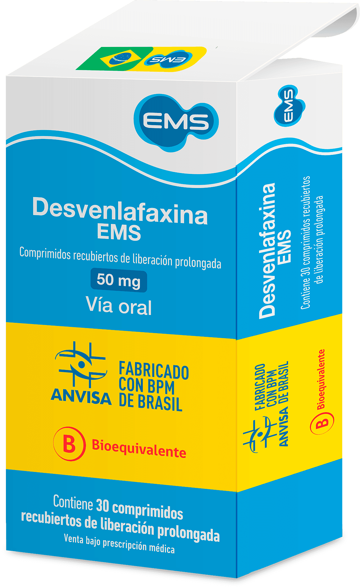 Desvenlafaxina EMS 50 mg comprimidos de liberación prolongada