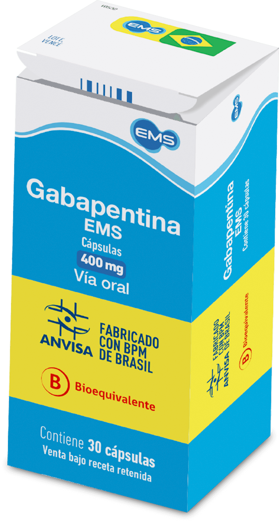 Gabapentina EMS 400 mg cápsulas