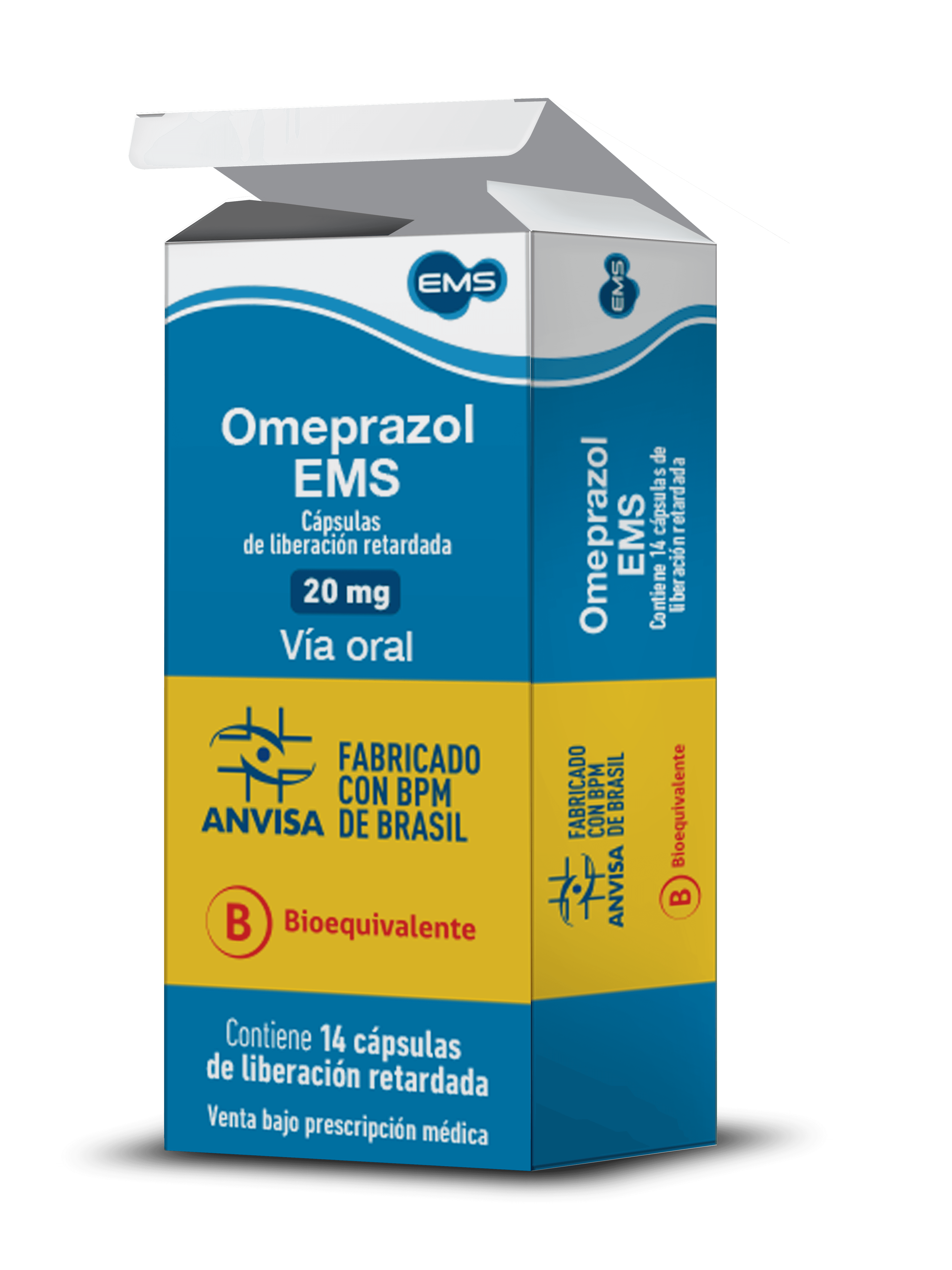 Omeprazol EMS 20 mg cápsulas de liberación retardada